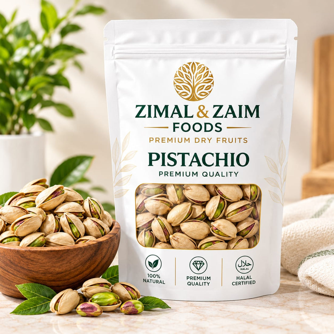 Salted Pistachios by Zimal&ZaimFoods